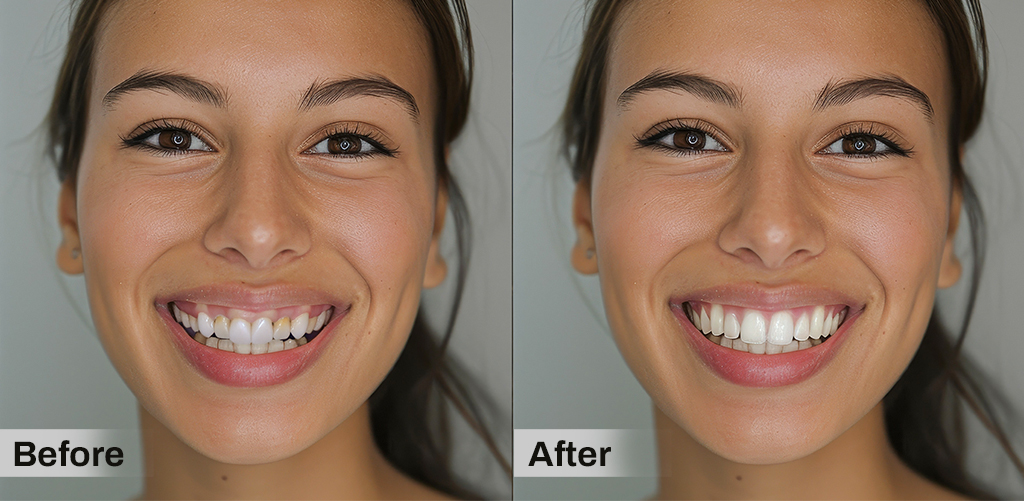 Crown Lengthening Before and After Images