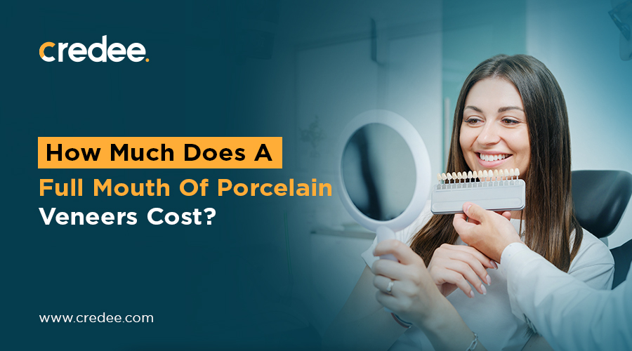 Full Mouth of Porcelain Veneers Cost